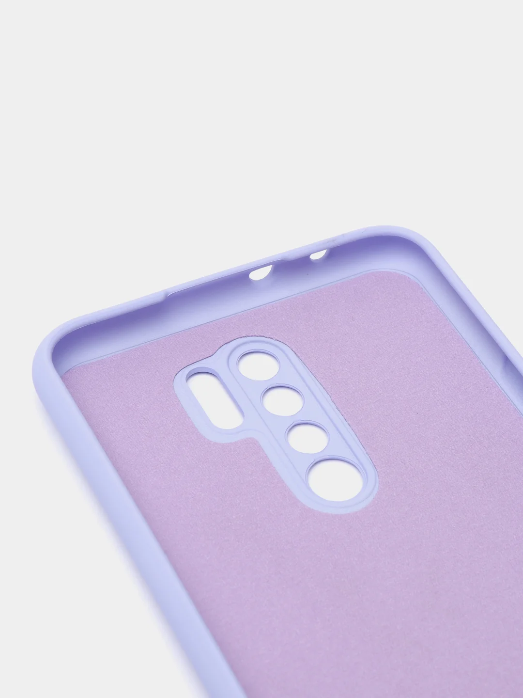 Лавандовый чехол Xiaomi Redmi 9, Сяоми Редми 9 силиконовый Silicone Cover с закрытым низом