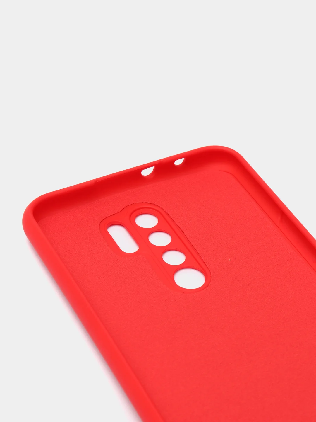 Красный чехол Xiaomi Redmi 9, Сяоми Редми 9 силиконовый Silicone Cover с закрытым низом