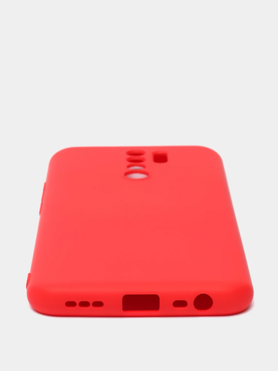 Красный чехол Xiaomi Redmi 9, Сяоми Редми 9 силиконовый Silicone Cover с закрытым низом