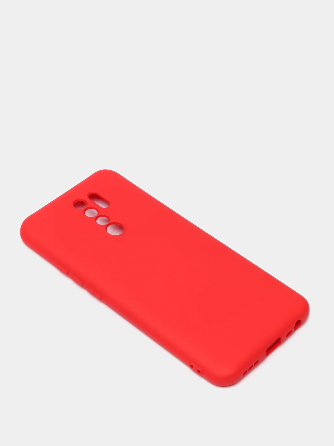 Красный чехол Xiaomi Redmi 9, Сяоми Редми 9 силиконовый Silicone Cover с закрытым низом