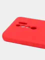Красный чехол Xiaomi Redmi 9, Сяоми Редми 9 силиконовый Silicone Cover с закрытым низом