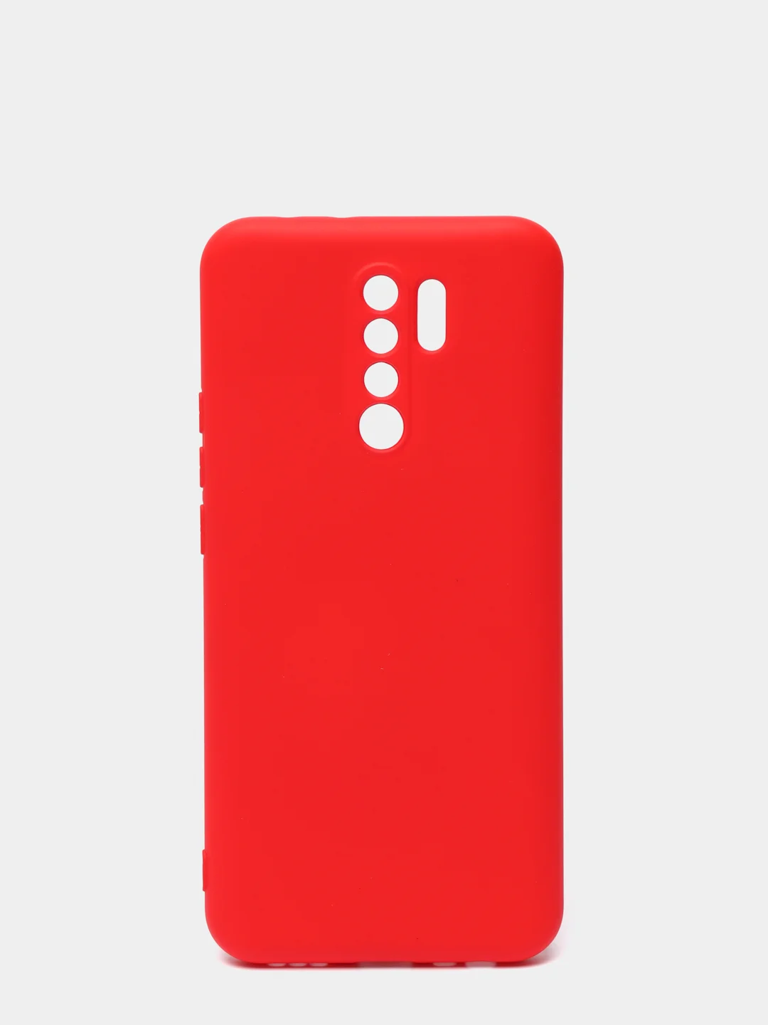 Красный чехол Xiaomi Redmi 9, Сяоми Редми 9 силиконовый Silicone Cover с закрытым низом