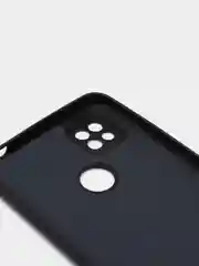 Черный чехол Silicone Cove Xiaomi Redmi 9C, Redmi 9C NFC, Redmi 10A силиконовый, с закрытым низом
