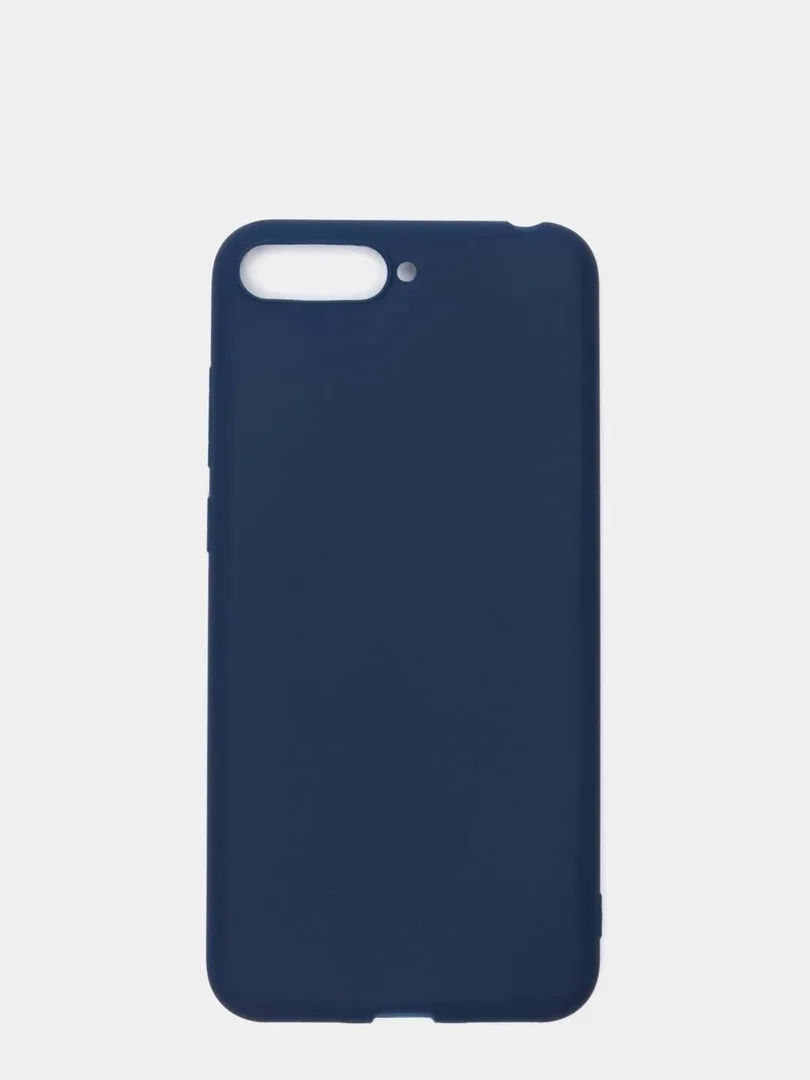 Синий чехол для Huawei Honor Y6 2018 / Honor 7C / Y6 Prime (5,7") без выреза отпечатка пальца