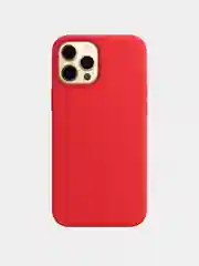 Красный чехол силиконовый для iPhone Silicone Case Max 12, 12 Pro, 12 Pro Max