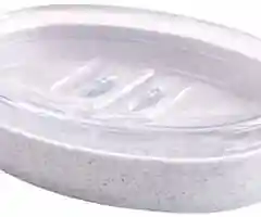 Серебряный мыльница Joli для ванной со сливом, Беросси
