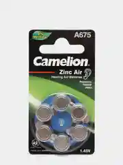 Батарейки A675 для слуховых аппаратов, CAMELION (6 шт)
