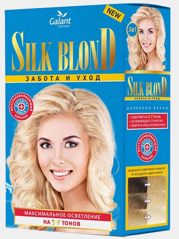 Осветлитель для волос Galant Cosmetic Silk blond 5-7 тонов