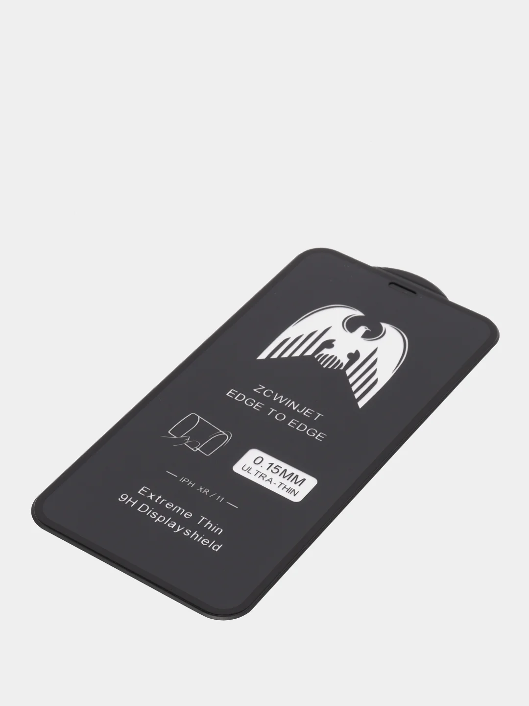 Черный защитное стекло 5D для iPhone 6/6s,6plus,7/8,7/8 Plus, Xr/11,Xs/11Pro ультратонкое 0.15 мм