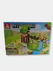 Серый конструктор MY WORLD Майнкрафт  4 вида 173-177 деталей