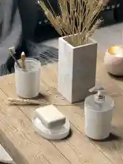 Белый мыльница Joli для ванной со сливом, Беросси