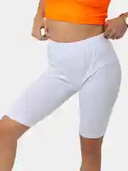 Белый велосипедки женские, шорты спортивные