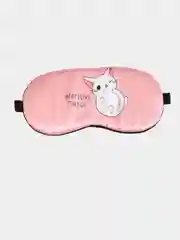 Коралловый меланж маска для сна, с гелевой вставкой, шелковая поверхность