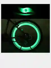 Зеленый фонарь на велосипед led