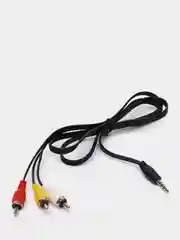 Кабель 3RCA-AUX (3 тюльпана + джек) 1.5 метра  аудио переходник