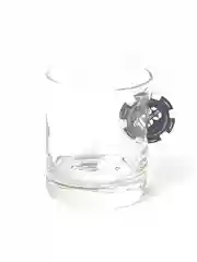 Черный набор "Whiskey Poker", в подарочном футляре, 2 х 300 мл