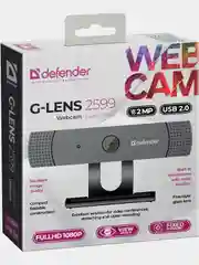 Черный веб-камера Defender G-lens 2599 FullHD 1080p, 2МП