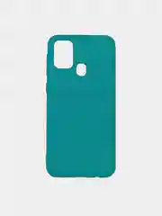 Бирюзовый чехол Silicone cover для Samsung Galaxy F41