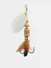 Серебряный блесна Mepps AGLIA MOUCHE