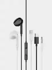 Наушнинки с микрофоном Hoco M1 Max (3.5mm/Type-C/Lightning)