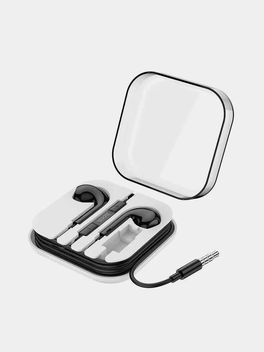 Белый наушнинки с микрофоном Hoco M1 Max (3.5mm/Type-C/Lightning)