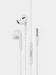 Белый наушнинки с микрофоном Hoco M1 Max (3.5mm/Type-C/Lightning)