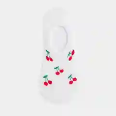 Коралловый следки с фруктовым принтом