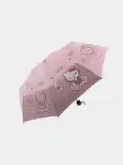 Розовый детский складной зонт для девочек Hello Kitty, детский зонт с героями из мультфильмов
