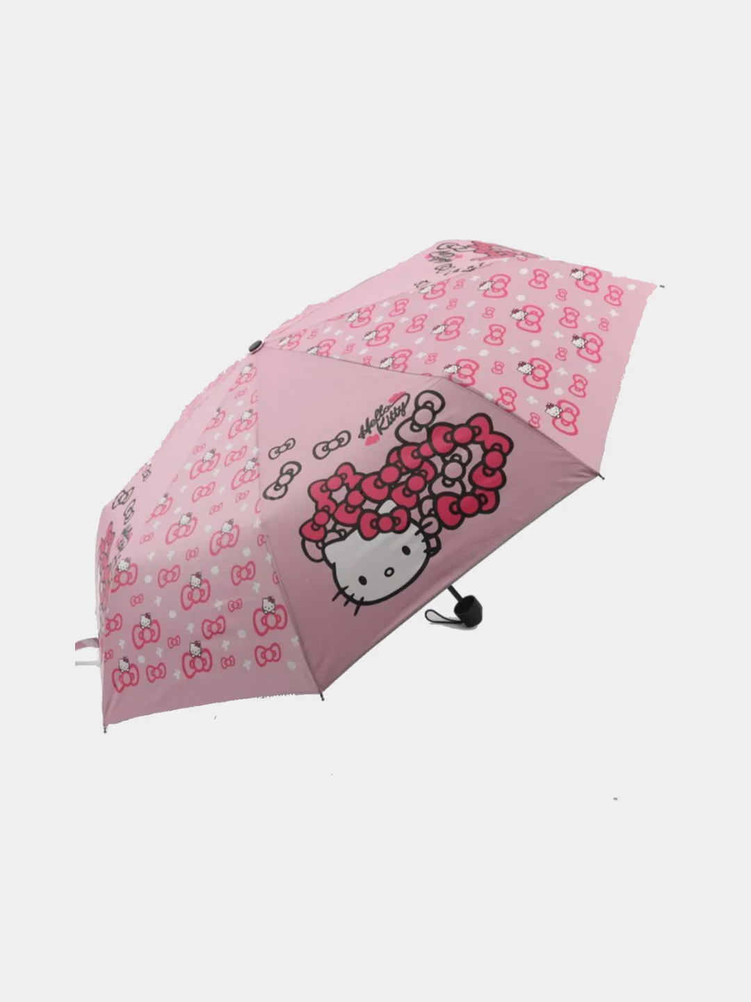 Фуксия детский складной зонт для девочек Hello Kitty, детский зонт с героями из мультфильмов