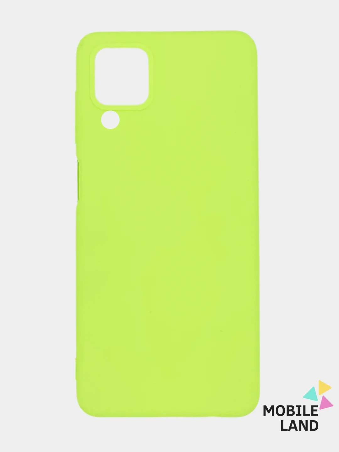 Лимонный чехол Silicone Cover для Samsung Galaxy A12 / M12 силиконовый