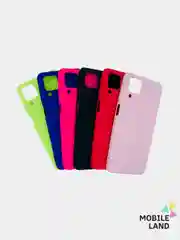 Красный чехол Silicone Cover для Samsung Galaxy A12 / M12 силиконовый