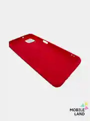 Красный чехол Silicone Cover для Samsung Galaxy A12 / M12 силиконовый