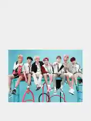 Конверт для денег подарочный с набором фото открыток k-pop BTS