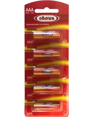 Батарейки "Облик" LR03, 5 штук