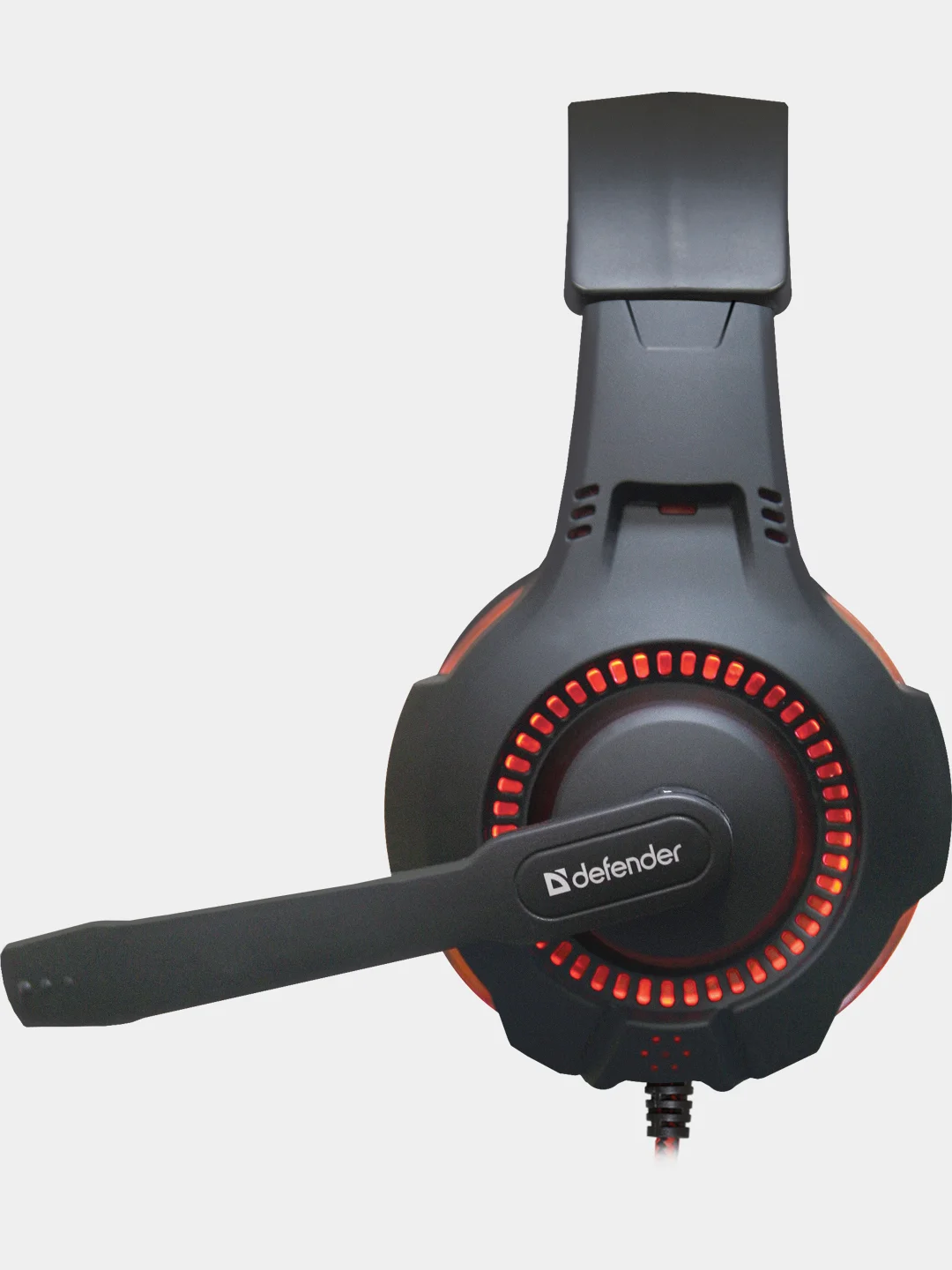 Игровые наушники Defender Warhead G-450 USB, подсветка, кабель 2,3 м