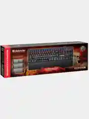 Механическая клавиатура Defender Reborn GK-165DL RU,anti-ghost,радужная