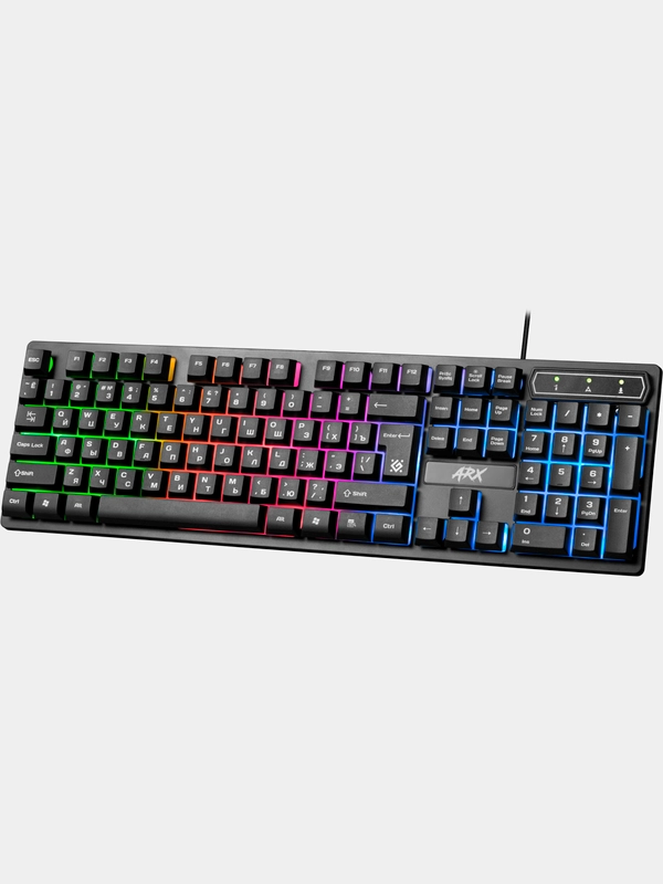 Игровая клавиатура Defender Arx GK-196L RU,радужная подсветка