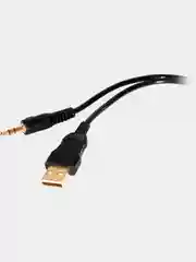 Игровой микрофон Defender Pitch GMC 200 3,5 мм, LED, провод 1.5 м