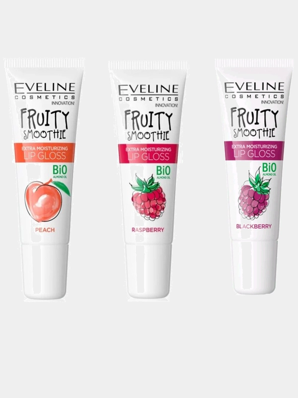 Экстраувлажняющий блеск для губ EVELINE Fruity Smoothie 3 вида12мл