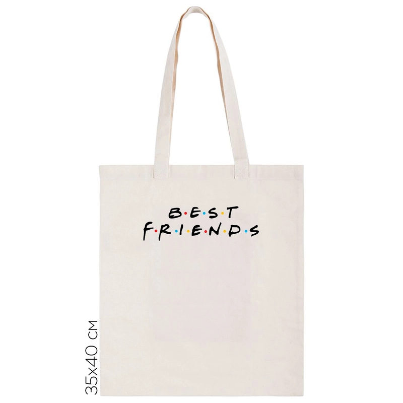 Сумка-шоппер CoolPodarok Прикол. Best friends