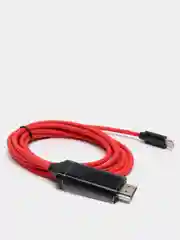 Красный type-с на HDMI кабель переходник / для ноутбука / адаптер / кабель USB 3.1 TYPE-C к HDMI