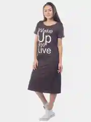 Платье женское Wake Up And Live, коричневое, КП1422П2