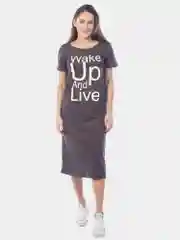 Платье женское Wake Up And Live, коричневое, КП1422П2