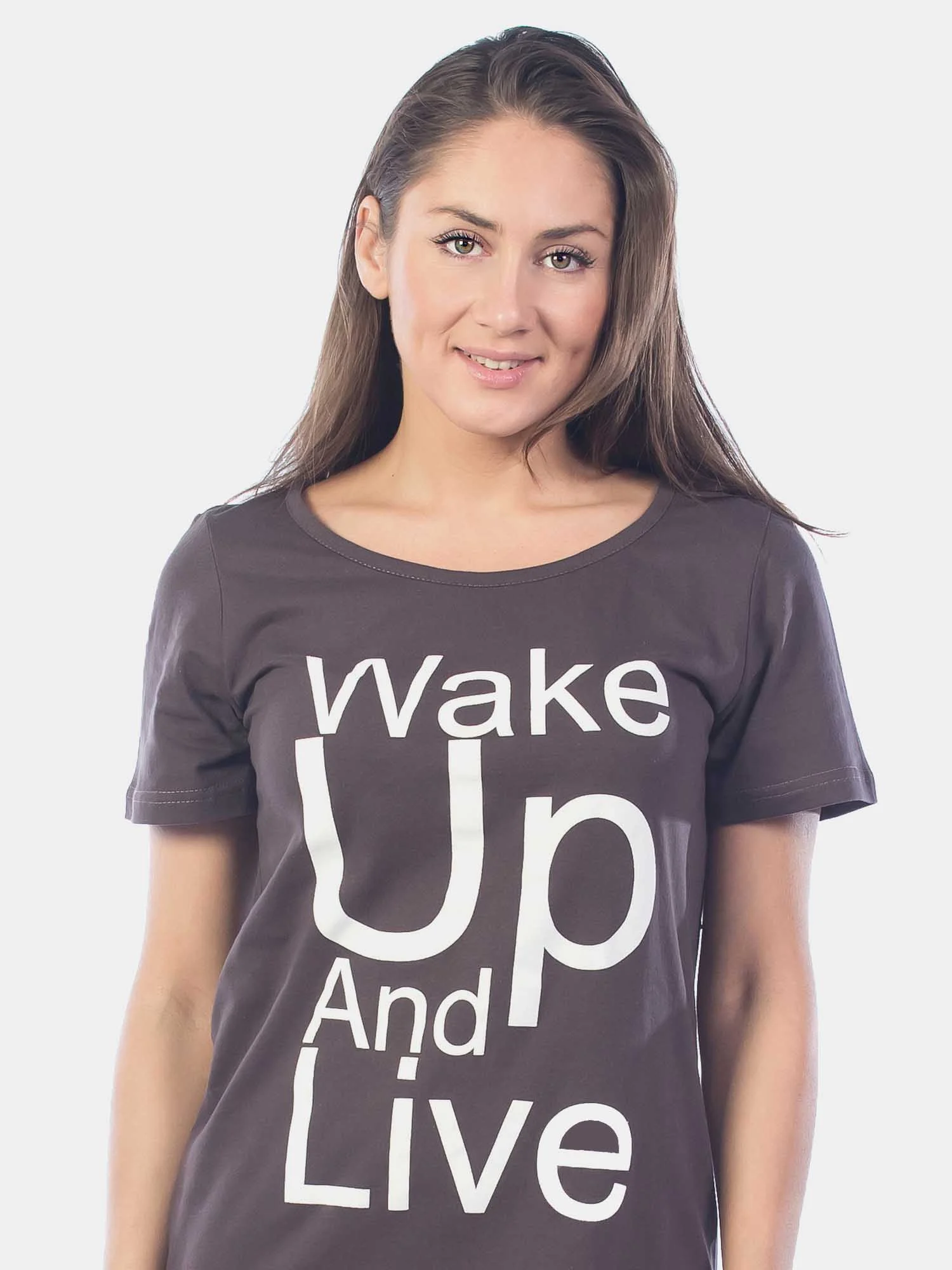 Платье женское Wake Up And Live, коричневое, КП1422П2