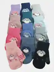 Варежки детские на 5-7 лет, Собачка
