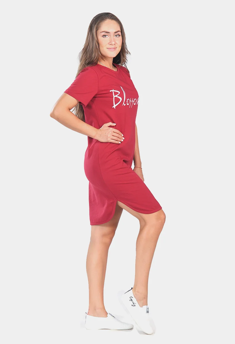 Туника Blossom КТ1334П3 бордовая, KLERY