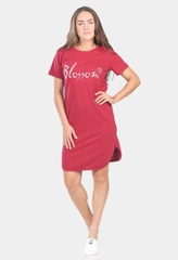 Туника Blossom КТ1334П3 бордовая, KLERY