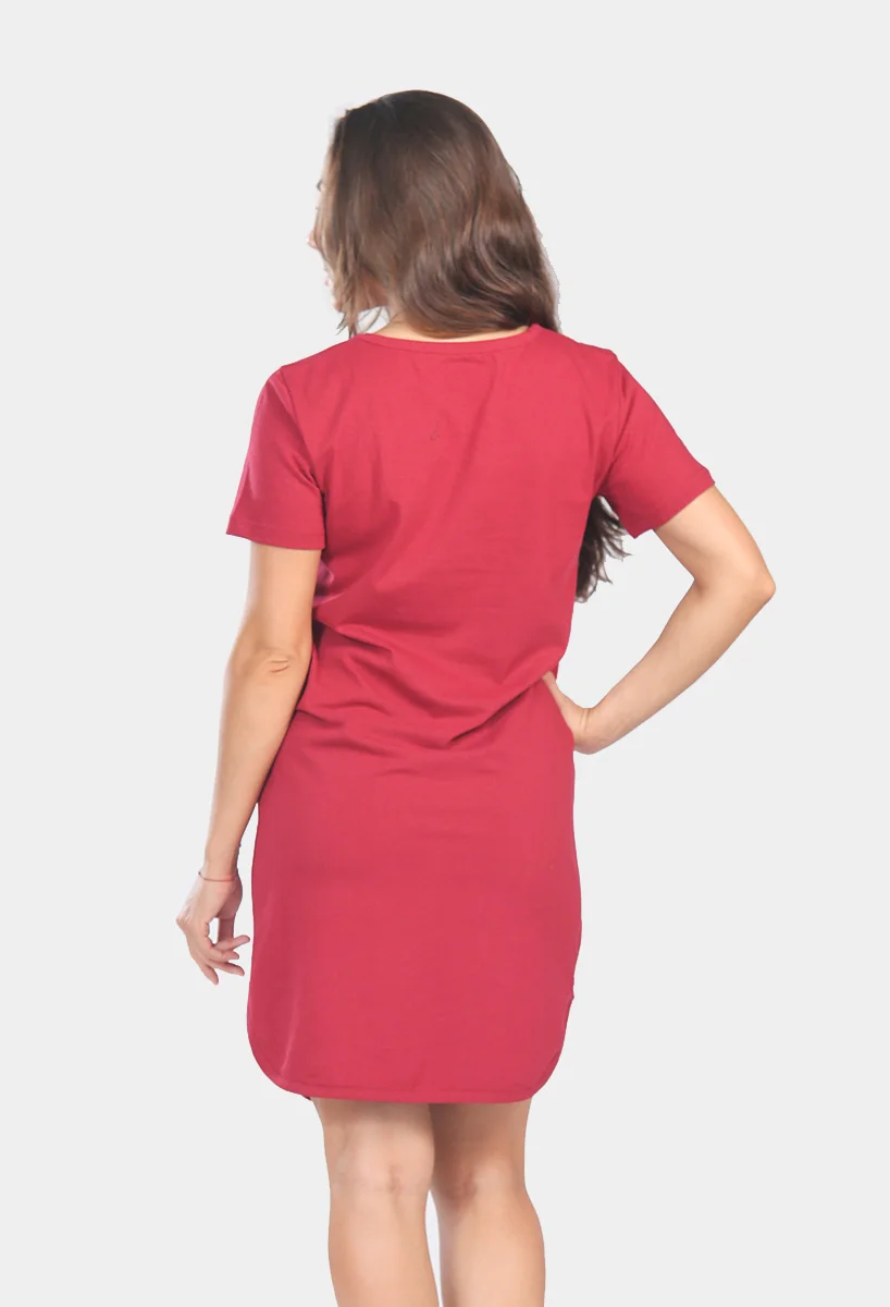 Туника Blossom КТ1334П3 бордовая, KLERY