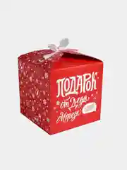 Коралловый новогодняя кубическая коробка