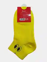 Желтый носки женские укороченные,Глаза